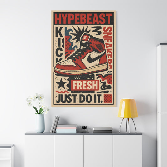 Hypebeast Sneaker Wall Art - Fresh Kick Canvas Print